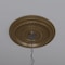 Ekena Millwork Cole PVC Ceiling Medallion (Fits Canopies up to 5 1/8"), Metallic Gold Rush, 19"OD x 3 1/2"ID x 1"P CMP19COCGH - alternate 6